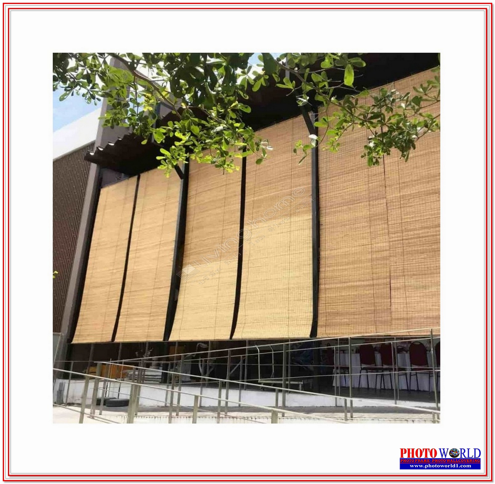 มู่ลี่ไม้ไผ่ "Bamboo Wooden Blinds" ผ้าม่าน ม่าน มู่ลี่ มู่ลี่ไม้ ม่านม้วน วอลเปเปอร์ รับติดตั้ง ออกแบบ ราคาถูก ทุกประเภท ทุกรูปแบบ