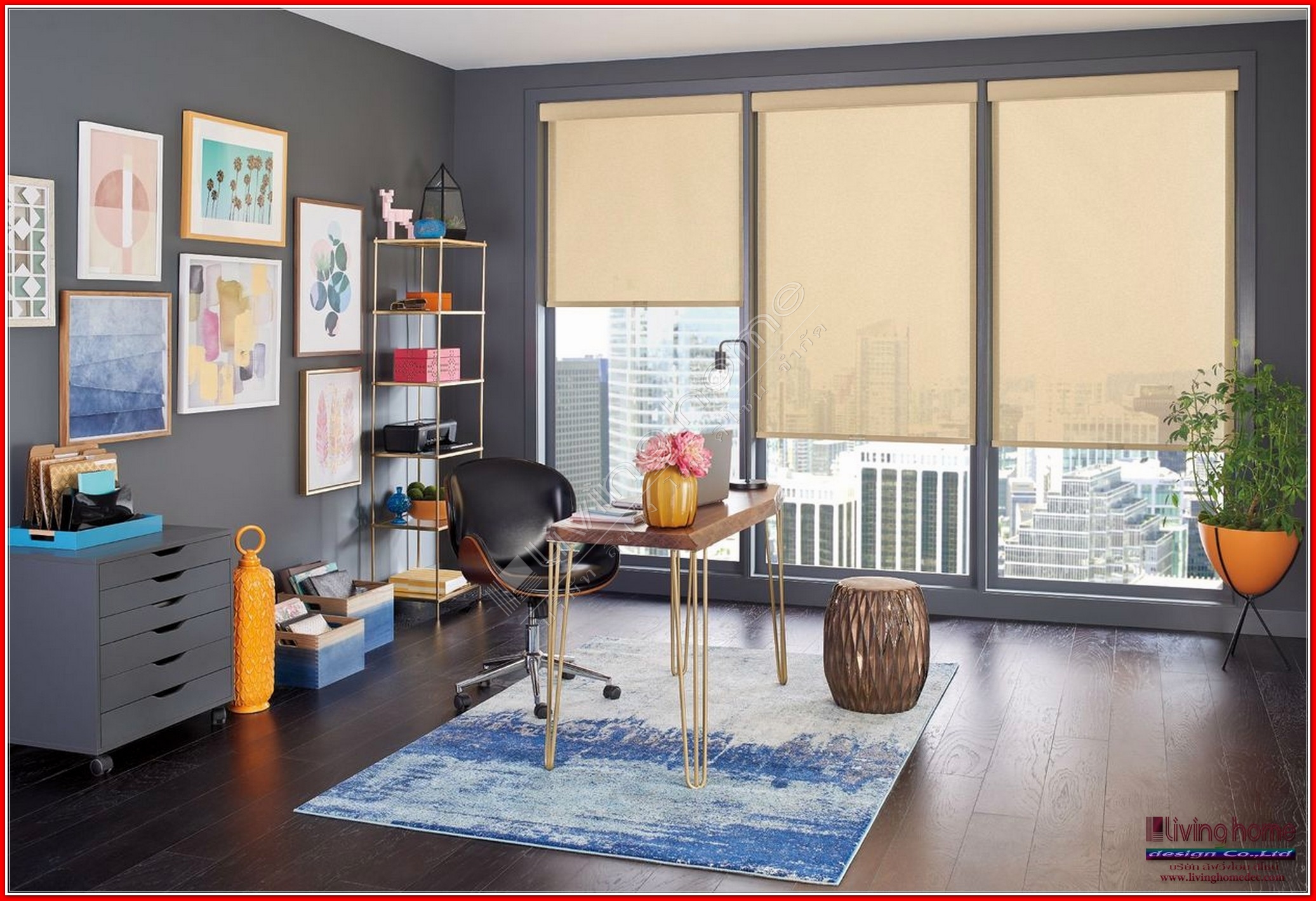 ม่านม้วน โปร่งแสง "SUNSCREEN ROLLER BLINDS" ผ้าม่าน ม่าน มู่ลี่ มู่ลี่ไม้ ม่านม้วน วอลเปเปอร์ รับติดตั้ง ออกแบบ ราคาถูก ทุกประเภท ทุกรูปแบบ