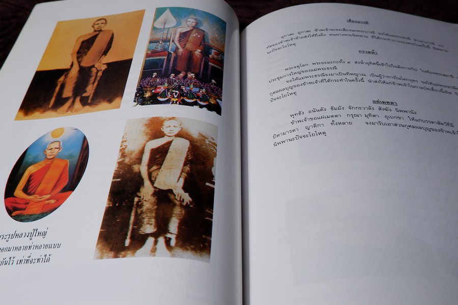 ตามรอยหลวงปู่ใหญ่(เล่มพิเศษ) หนา 266 หน้า พิมพ์ 1000 เล่ม ปี 2547 (สอบถาม)