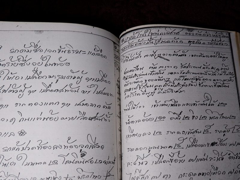 ตำรายาไทยเเผนโบราณ เขียนด้วยลายมือ เล่ม 3 ของ พระอาจารย์นิยม วัดเขาตะเครา จ.เพชรบุรี (Pre-Order สอบถาม)