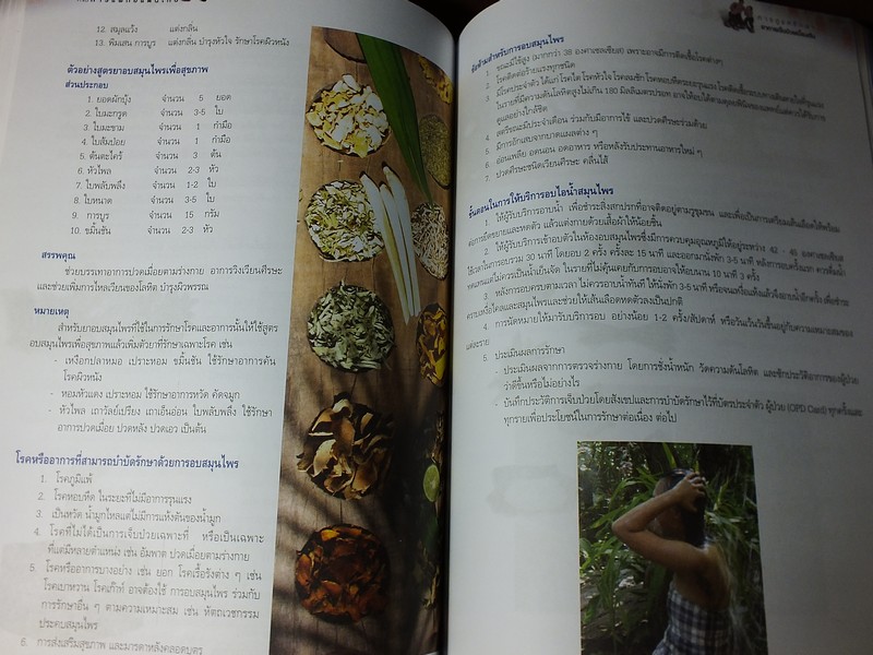 คู่มือประชาชน ในการดูเเลสุขภาพ ด้วย การเเพทย์เเผนไทย ปกแข็ง 308 หน้า ปี 2547