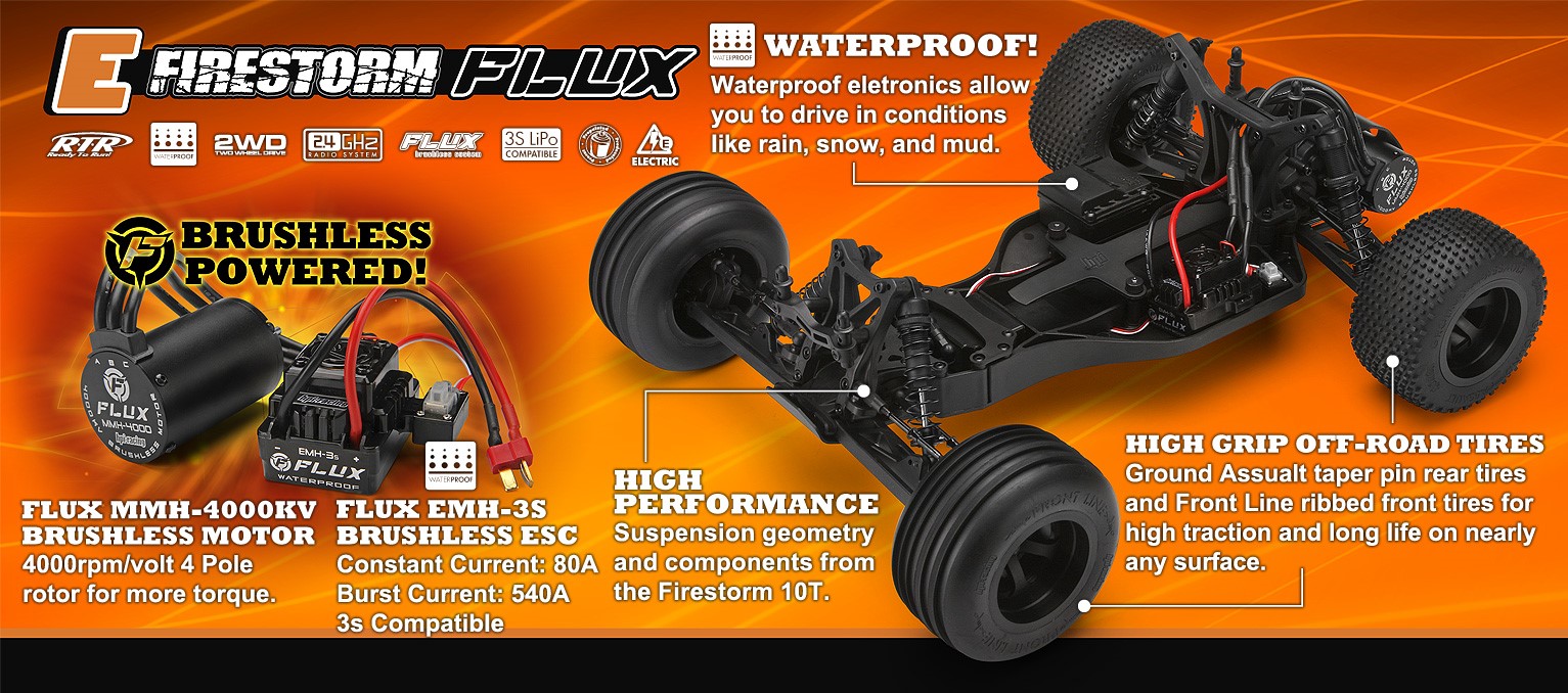 RTR E-Firestrom 10T Flux.