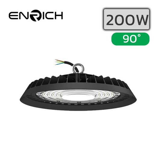 โคมไฮเบย์ LED 200W ENRICH UFO AIR FORCE