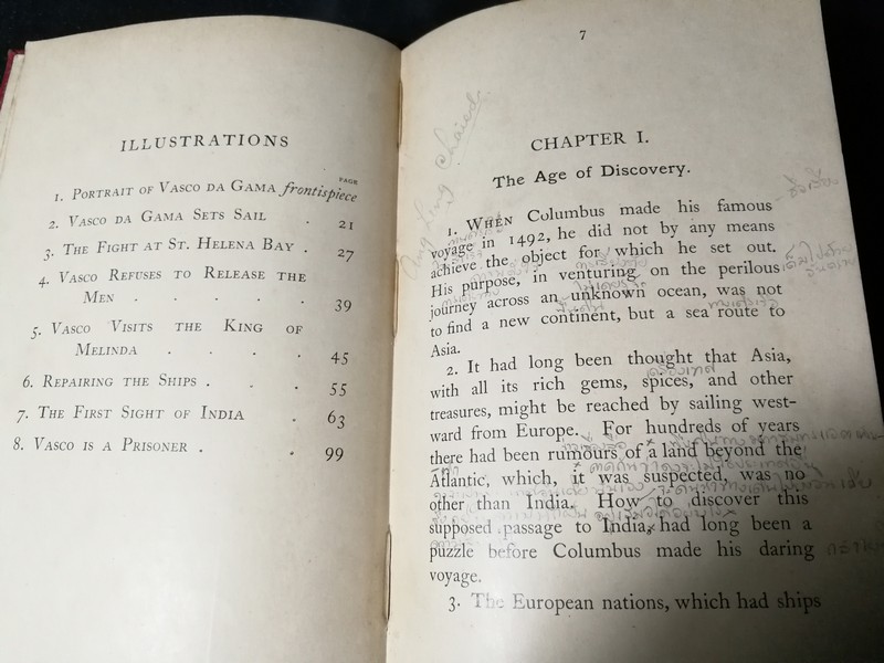 Dent's Continuous Readers THE STORY OF VASCO DA GAMA by M.T.YATES,LL.D. ปกแข็ง 120 หน้า 170gm