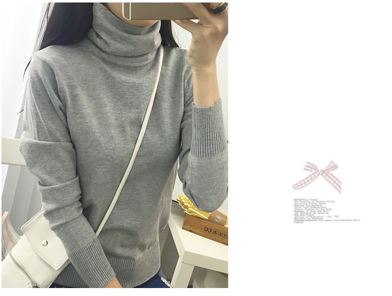 พรีออเดอร์ - เสื้อไหมพรมแขนยาว Pre - ST699 (สีเทา)