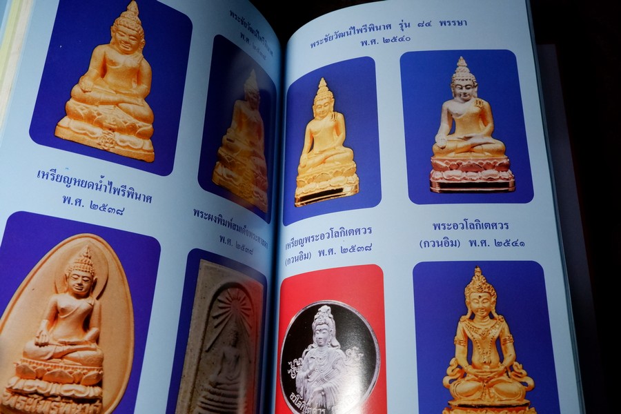 หนังสือรวมถาพพระวัดบวรนืเวศฯ ฉบับสมบูรย์ โดย คณะศิษย์วัดบวนนิเวศ ปกเเข็ง