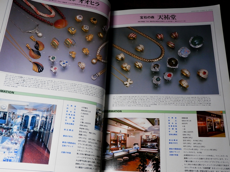 Jewellery Stores in Japan เล่มใหญ่ หนา 300 หน้า