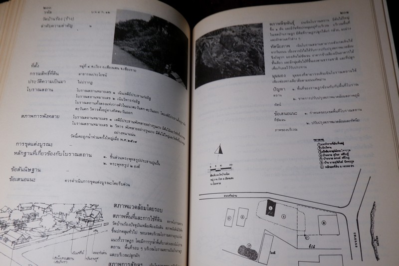 เมืองเจียงเเสน รายงานสำรวจโบราณสถาน โดย กรมศิลปากร หนา 227 หน้า ปี 2530