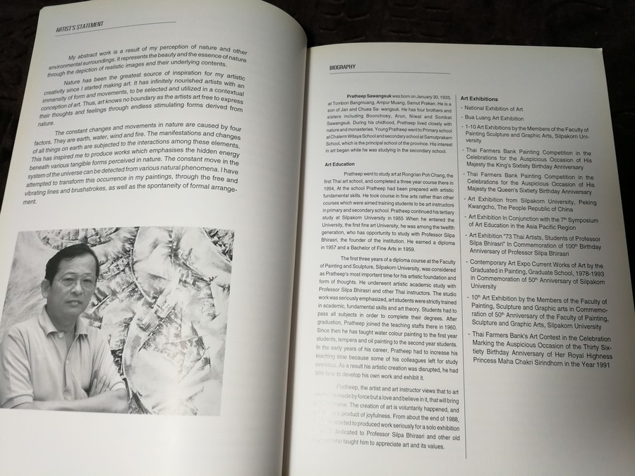 นิทรรศการเชิดชูเกียรติ ผ.ศ.ประทีป สว่างสุข 9-30 มิ.ย. 2537