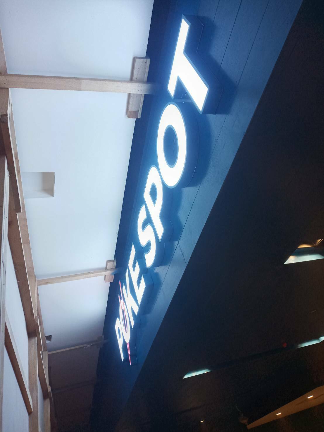 งานป้ายกล่องไฟ POKE SPOT