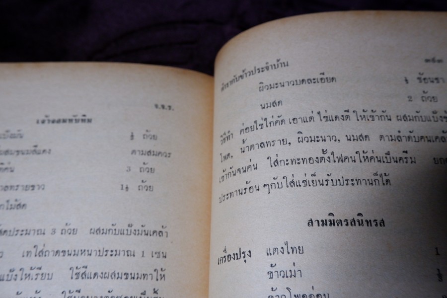 ตำรากับข้าวประจำบ้าน โดย ม.จ.จันทร์เจริญ รัชนี ปกเเข็ง 415 หน้า ปี 2506