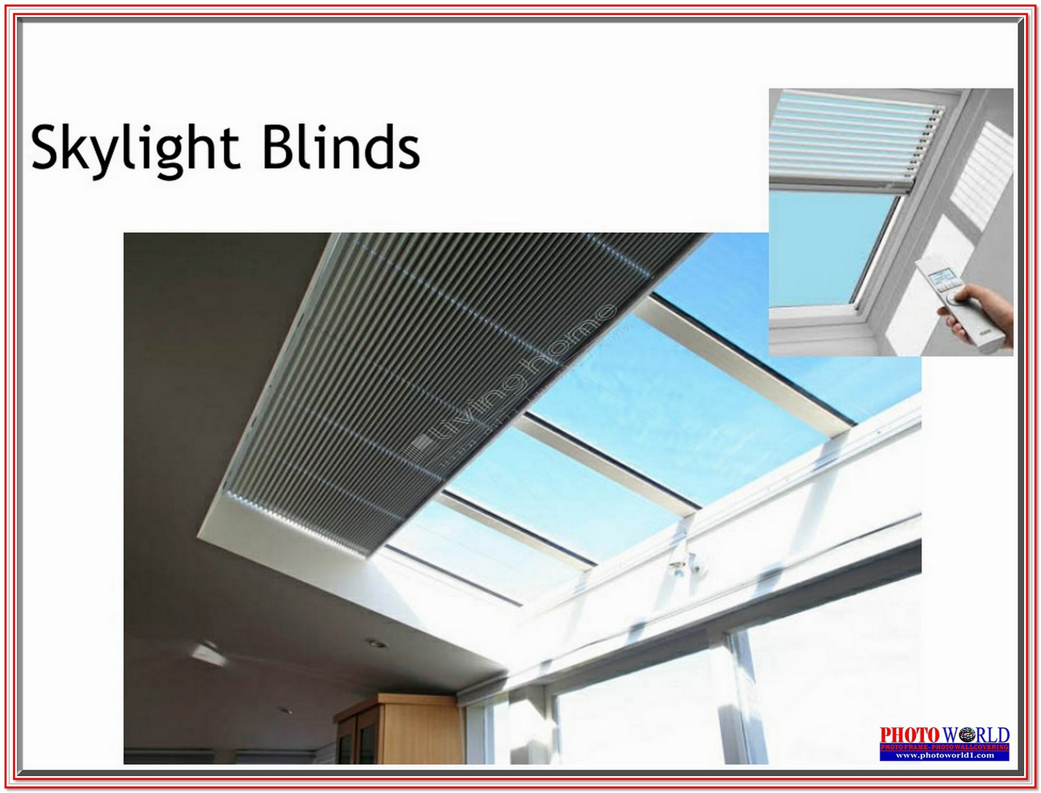 ม่านปรับแสงแนวเอียง(Sky Light Blinds) ผ้าม่าน ม่าน มู่ลี่ มู่ลี่ไม้ ม่านม้วน วอลเปเปอร์ รับติดตั้ง ออกแบบ ราคาถูก ทุกประเภท ทุกรูปแบบ