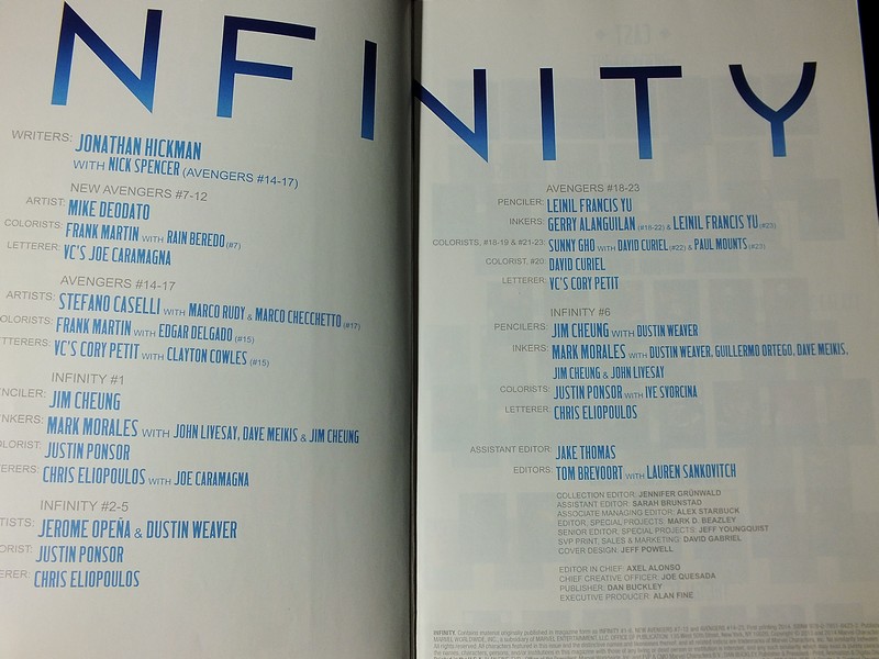 MARVEL INFINITY copyright 2014