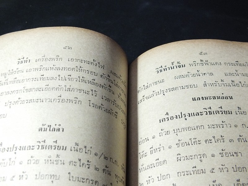 ตำราอาหารชนะประกวด รางวัลที่ 1 ประเเภทกับข้าว คาว-หวาน โดย เเม่ครัวชาววัง ปี 2526
