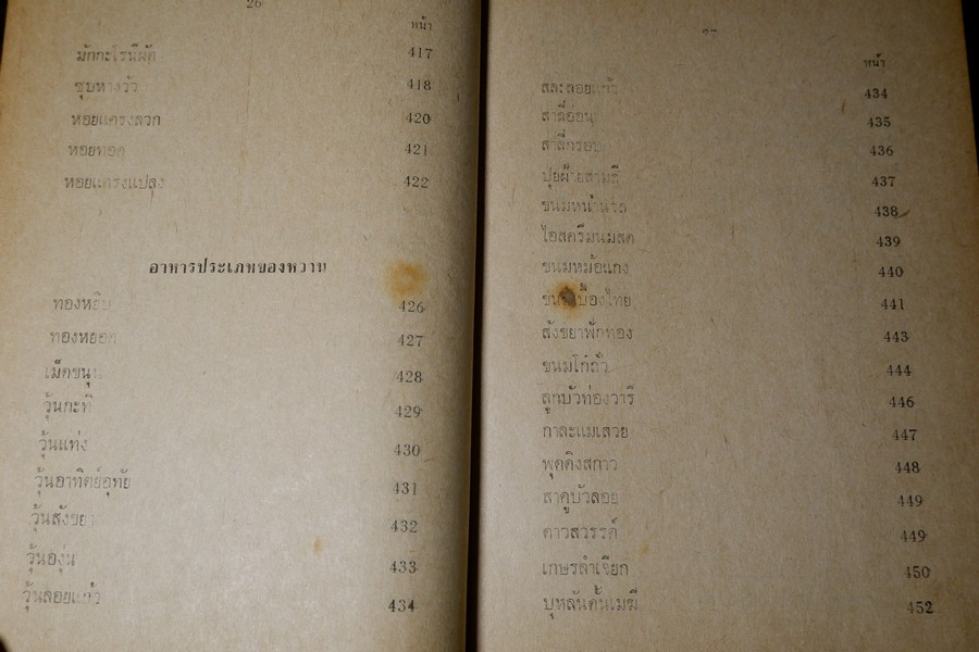 อาหารฉบับ ชนะประกวดเเละอยู่ในความนิยม โดย ประเสริฐ ประภาตะนันทน์ -รัศมีมายา ปกแข็ง ปี 2511