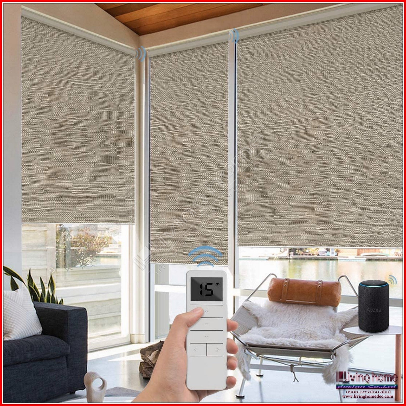 ม่านม้วน ทึบแสง "BLACK OUT ROLLER BLINDS" ผ้าม่าน ม่าน มู่ลี่ มู่ลี่ไม้ ม่านม้วน วอลเปเปอร์ รับติดตั้ง ออกแบบ ราคาถูก ทุกประเภท ทุกรูปแบบ