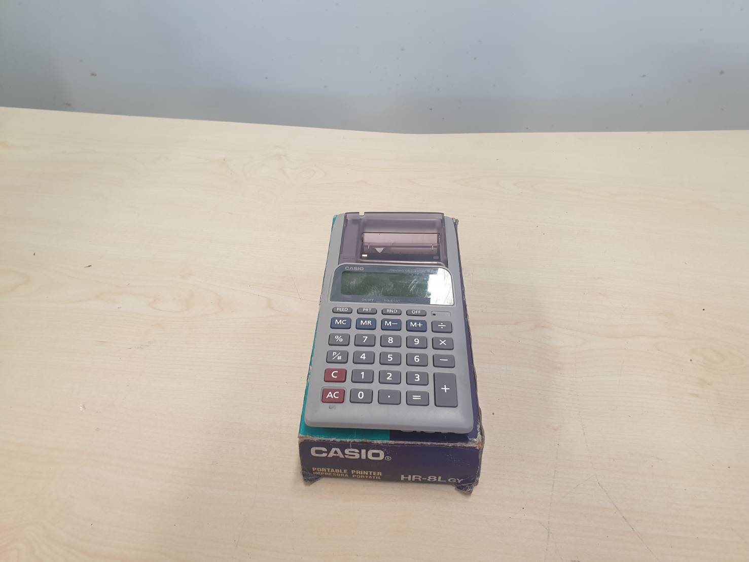 เครื่องคิดเลขปริ้นบิล CASIO HR-8L มือสอง