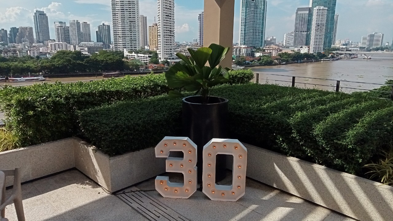 ป้ายไฟปิงปอง 30