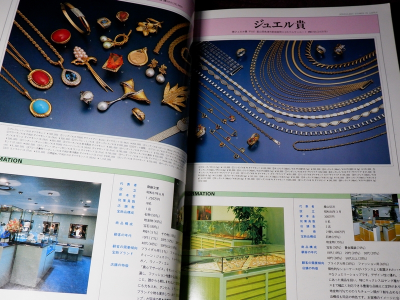 Jewellery Stores in Japan เล่มใหญ่ หนา 300 หน้า