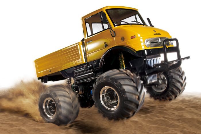 Mercedes-Benz Unimog 406 Series U900 Wheelie Yellow (CW-01).