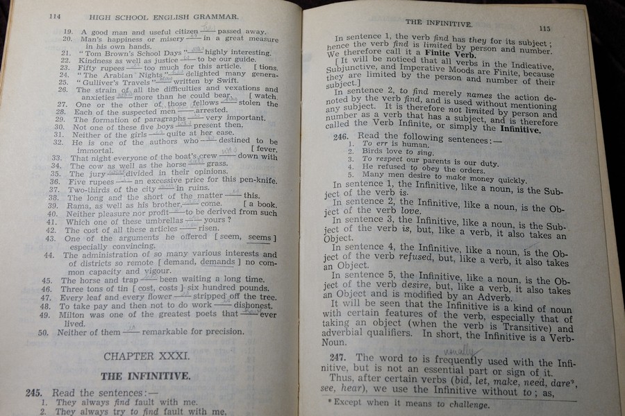 High School English Grammar & Composition by Wren & Martin ปกเเข็ง ปี 1969