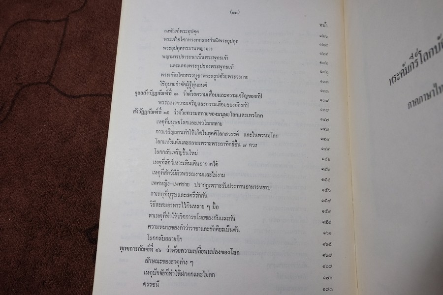 โลกบัญญัติ พระสัทธรรมโฆษเถระ รจนา (ตรวจชำระเรียบเรียงโดย กรมศิลปากร) พิมพ์จำนวน 1000 เล่ม ปี 2528 (สอบถาม)