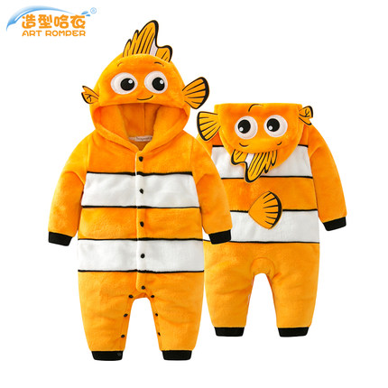 ชุดนอนมาสคอต / แฟนซี เด็ก ปลานีโม่ NEMO