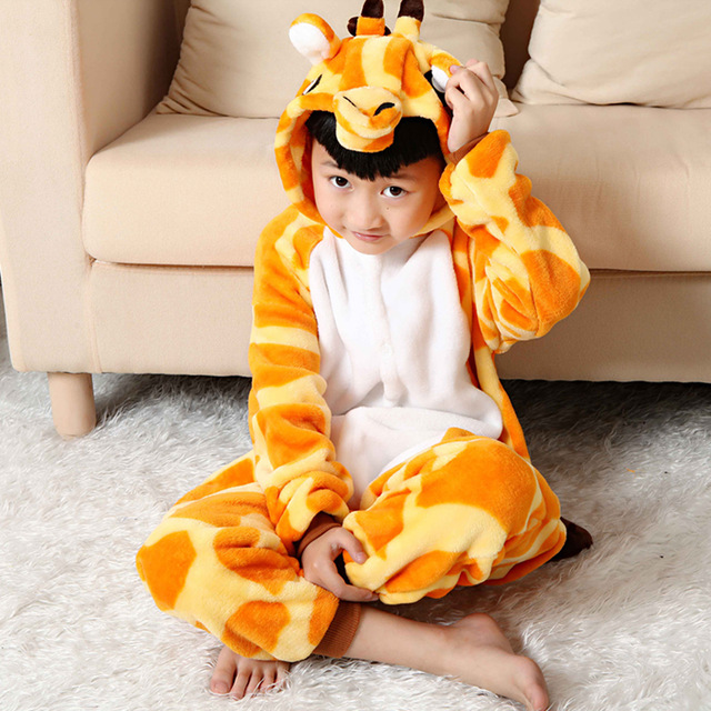 ชุดนอนมาสคอต / แฟนซี เด็ก ยีราฟ Giraffe