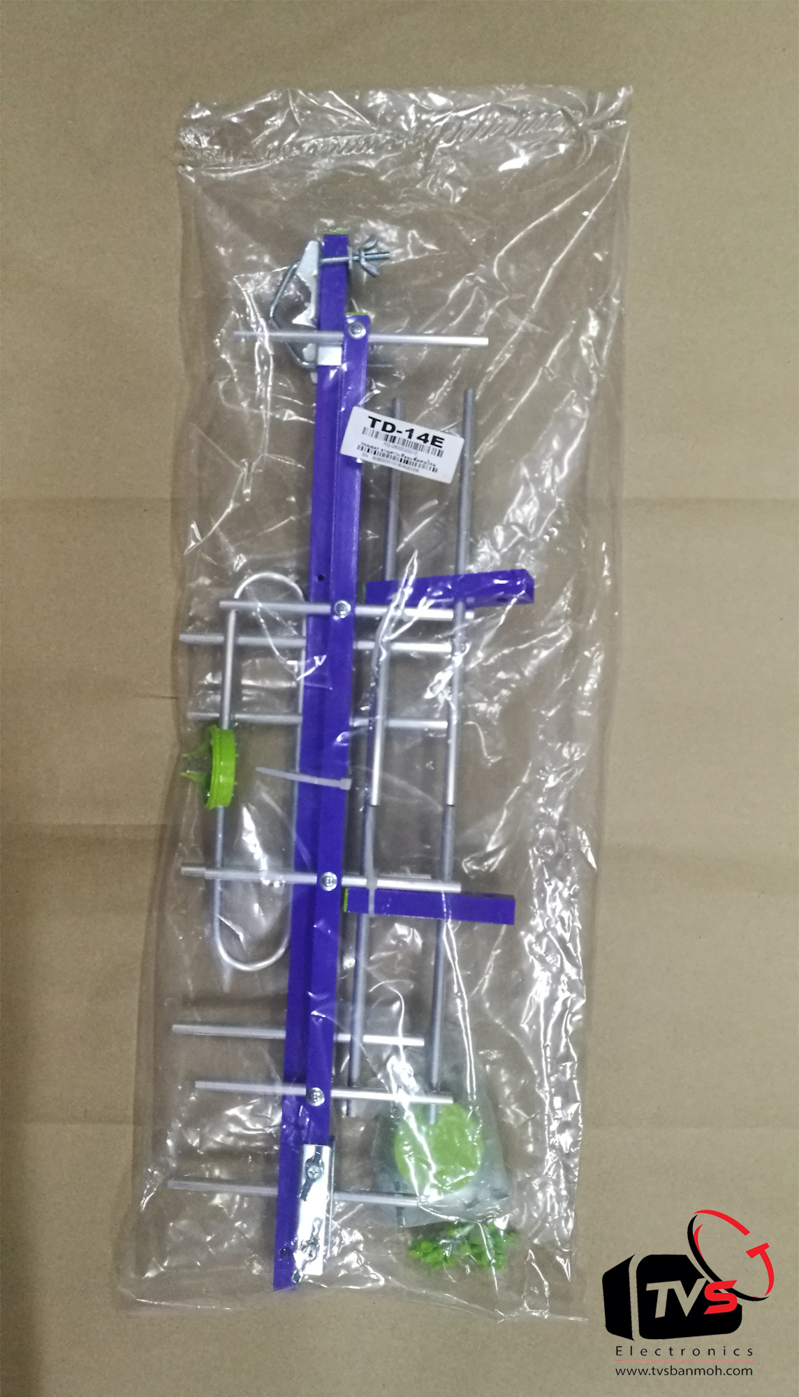 เสาอากาศดิจิตัลทีวี ไทยแซท 14E แถม สาย RG6 10เมตร พร้อมแจ็คหัวและท้าย และ ตัวขยายสัญญาณ IdeaSat 30dB รองรับงานระบบ