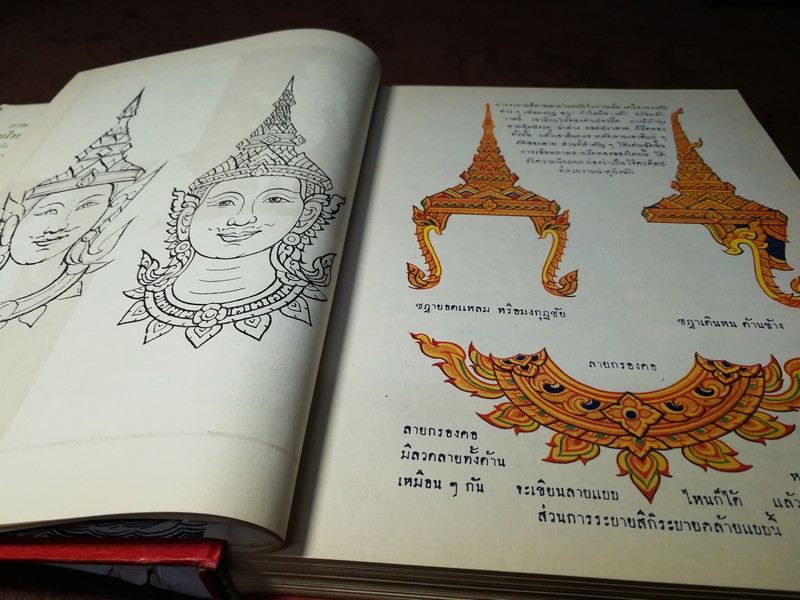 ตำราภาพลายไทย วิจิตรศิลป์ ภาค 2 รวม 3 ตอน โดย บ.คณะช่าง ปกเเข็ง (Pre-Order สอบถาม)