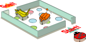 Sliding Ladybug (Vibrating Action)