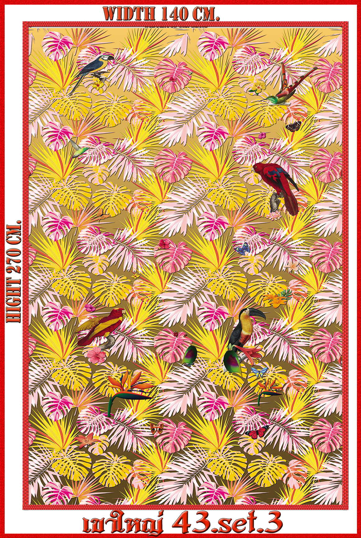 วอลเปเปอร์รูปภาพติดผนังสั่งทำ เขาใหญ่ 43(ลายเล็ก) มีภาพให้เลือกกว่า 50,000 ภาพ ออกแบบกราฟฟิค หรือ รูปภาพตามที่ท่านกำหนด ในสไตล์ท่านเอง "custom made"