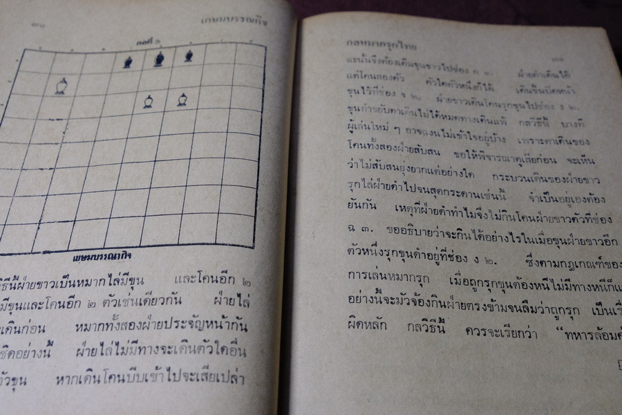 ตำรากล หมากรุก (มีกลวิธีทางหนีทีไล่กว่า 200 กล) โดย บ.พยัคฆ์ ปกเเข็ง 427 หน้า