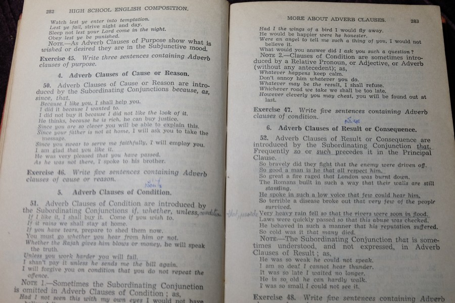 High School English Grammar & Composition by Wren & Martin ปกเเข็ง ปี 1969