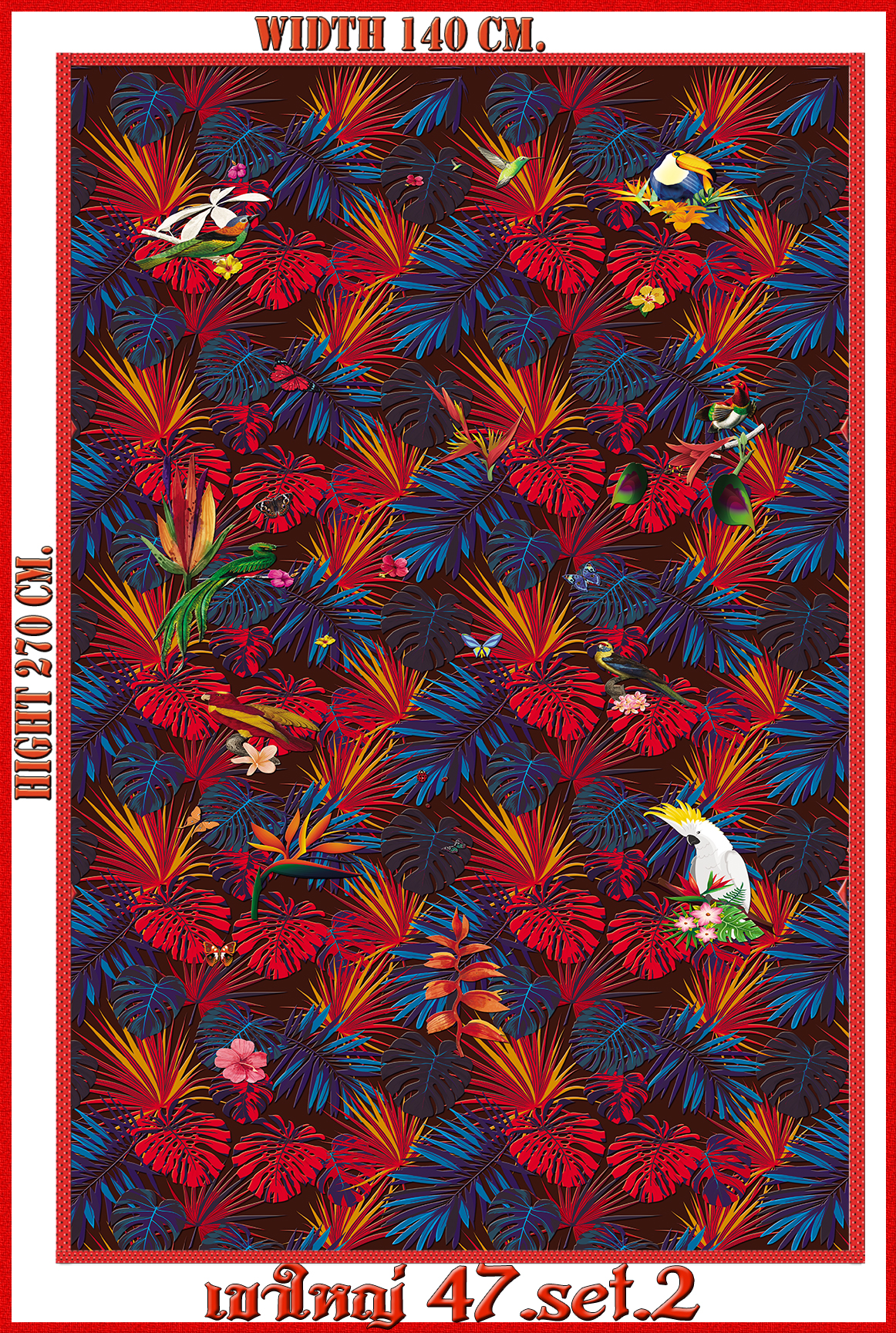 วอลเปเปอร์รูปภาพติดผนังสั่งทำ เขาใหญ่ 47(ลายเล็ก) มีภาพให้เลือกกว่า 50,000 ภาพ ออกแบบกราฟฟิค หรือ รูปภาพตามที่ท่านกำหนด ในสไตล์ท่านเอง "custom made"