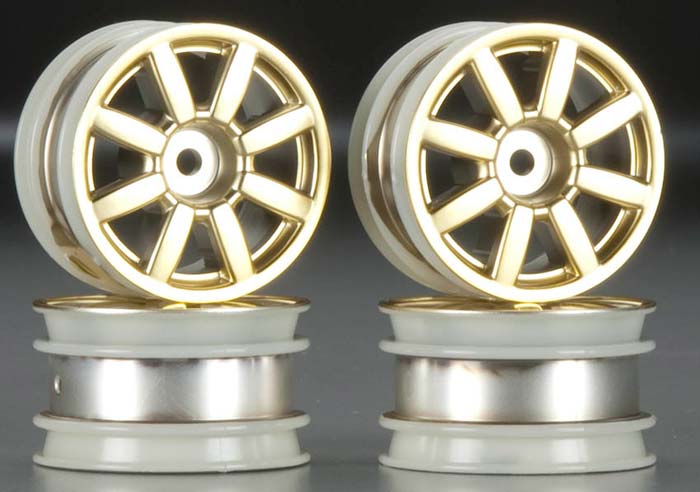 M-Chassis 8-Spoke Wheels (Gold).