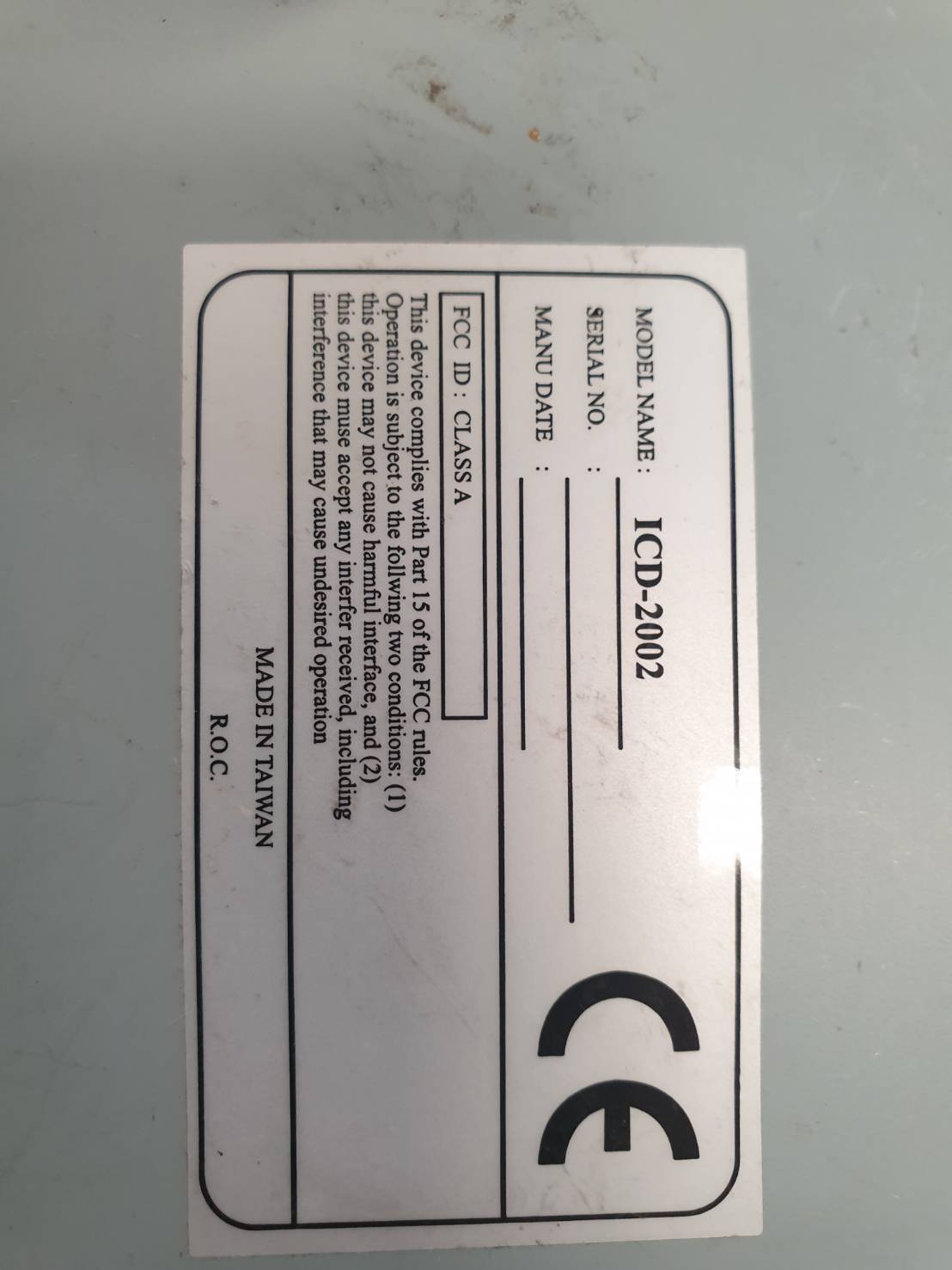 จอแสดงราคา ICD-2002 Customer Display