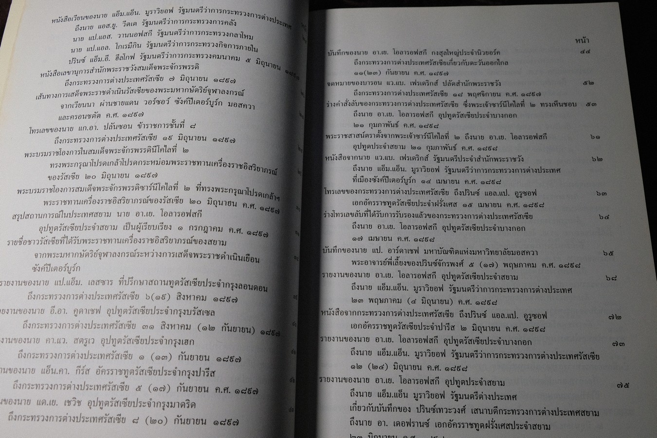 100 ปี ความสัมพันธ์สยาม-รัสเซีย คำเเปลเอกสารประวัติศาสตร์ พิมพ์ปี 2540