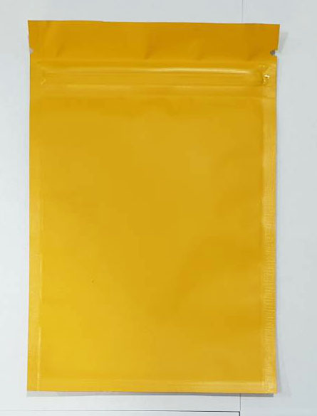 ถุงซิปล็อคตั้งไม่ได้ (ก้นแบน) - ฟอยล์สี (เมทัลไลท์)