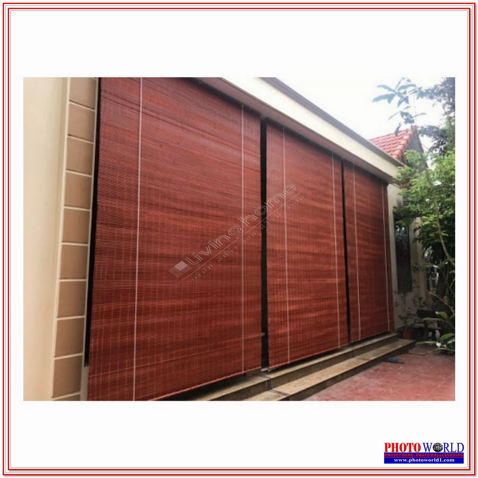 มู่ลี่ไม้ไผ่ "Bamboo Wooden Blinds" ผ้าม่าน ม่าน มู่ลี่ มู่ลี่ไม้ ม่านม้วน วอลเปเปอร์ รับติดตั้ง ออกแบบ ราคาถูก ทุกประเภท ทุกรูปแบบ