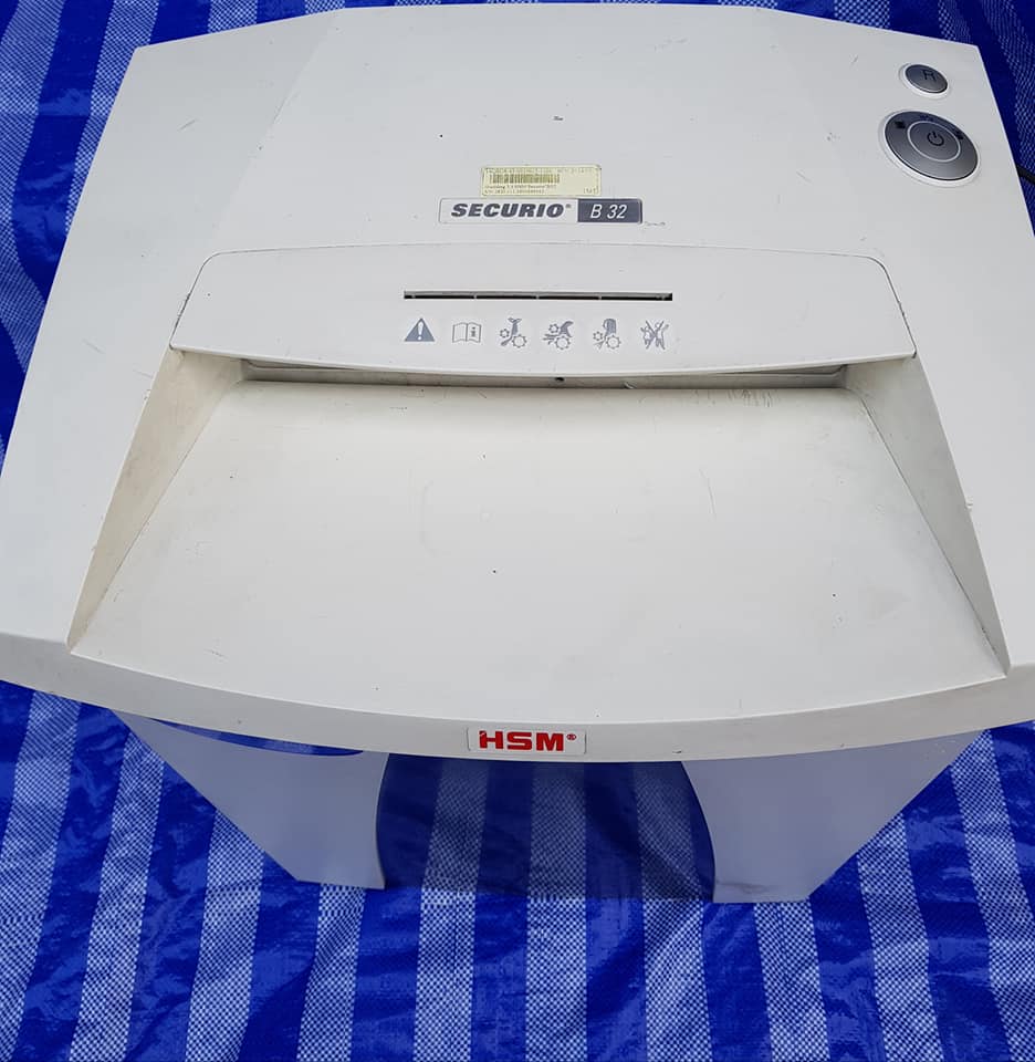 เครื่องทำลายเอกสาร HSM Securio B32 มือสอง