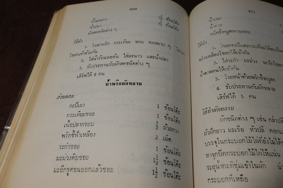 อาหารไทย โดย อ.จรรยา สุบรรณ์ (pocket book)