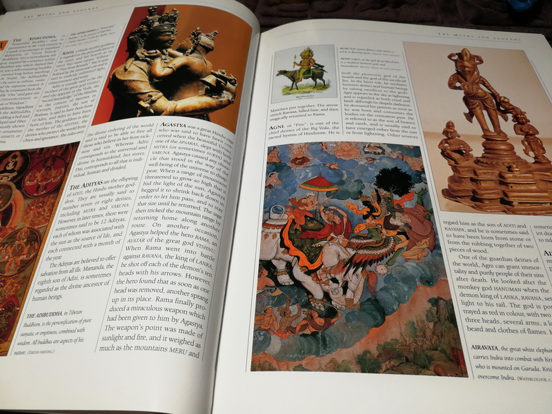 INDIAN MYTHOLOGY myth and legends of india tibet and srilanka by rachel storm พิมพ์ปี 2002