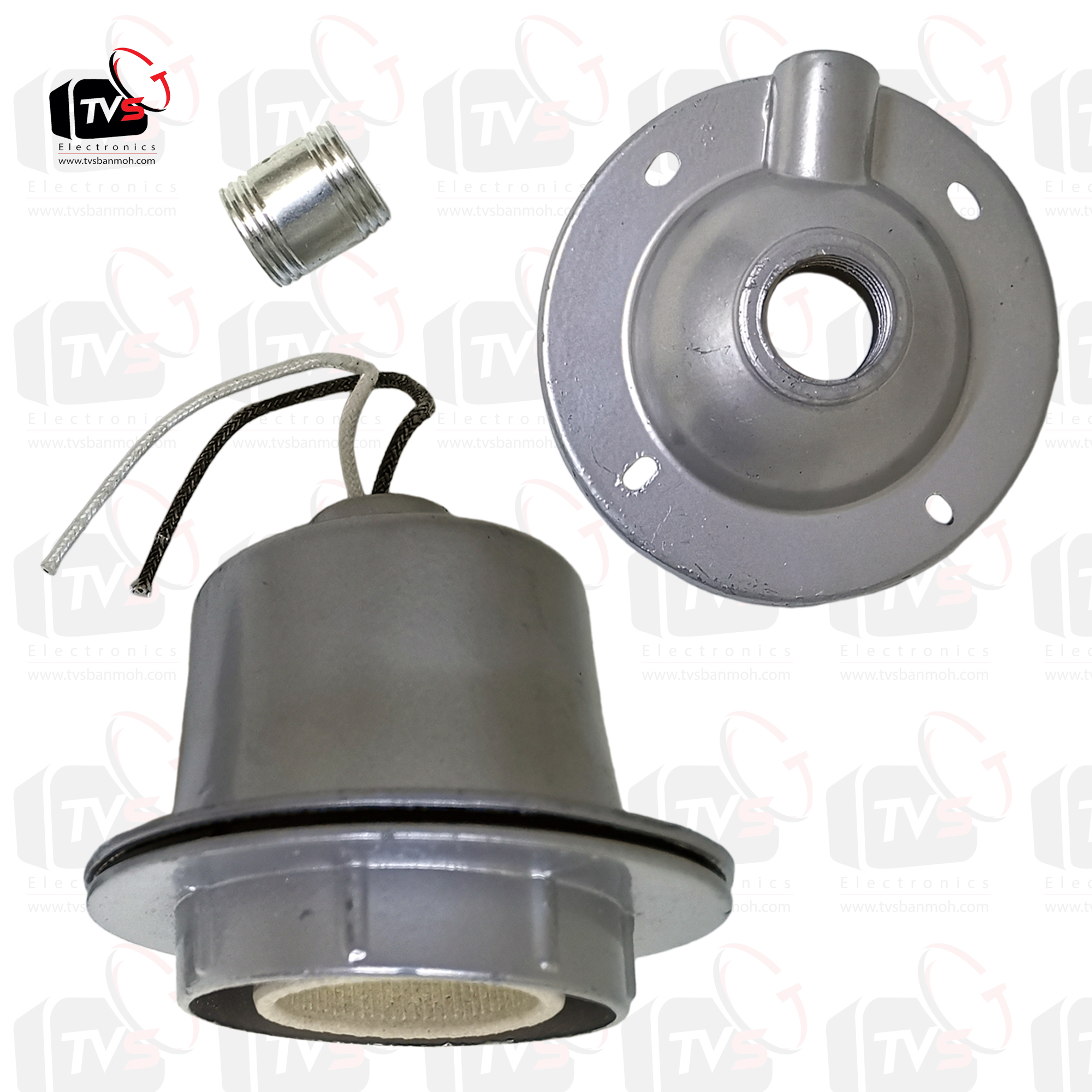 Sentoshi ขั้วหลอดไฟกระเบื้อง E27 แบบแป้นโลหะ กันความร้อน --- ขั้วหลอดไฟ e27 ขั้วหลอดไฟ ขั้วไฟ e27 ขั้วไฟพร้อมสาย ขั่วหลอดไฟห้อย ขั้วไฟ หัวไฟบ้าน ขั้วหลอดไฟ e27 มอก ขั้วหลอดไฟ led 220v หลอดไฟเสียบปลั๊ก ขั่วe27 ขั้วไฟเกลียว ขั้ว e27 ขั้วหลอดไฟแขวน