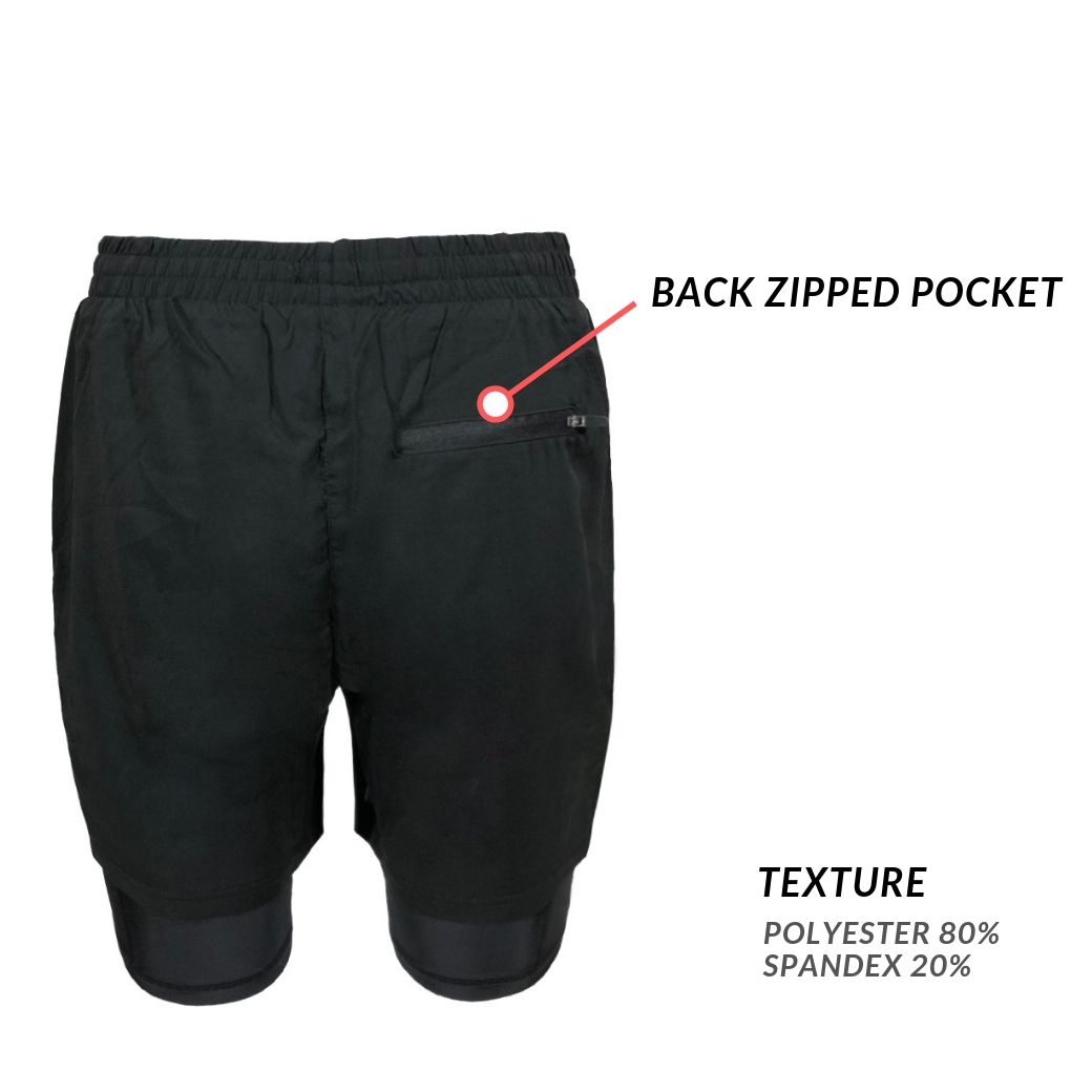 กางเกงกีฬา 2 ชั้น 2in1 - รุ่นยาว 5 นิ้ว (LONG)