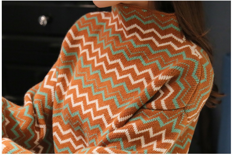 พรีออเดอร์ - เสื้อไหมพรมแฟชั่นแขนยาว Pre - ST680 (สีน้ำตาล)