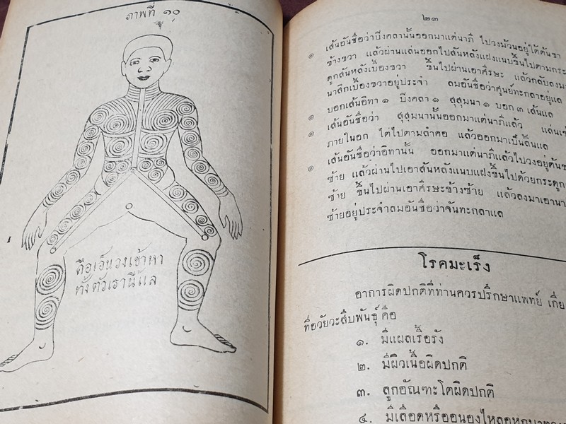 ตำราเเพทย์เเผนโบราณ ว่าด้วย วิชาหมอนวดโดย ร.อ.ขุนโยธาพืทักษ์(แท่น ประทีปะจิตติ) ปี 2504.