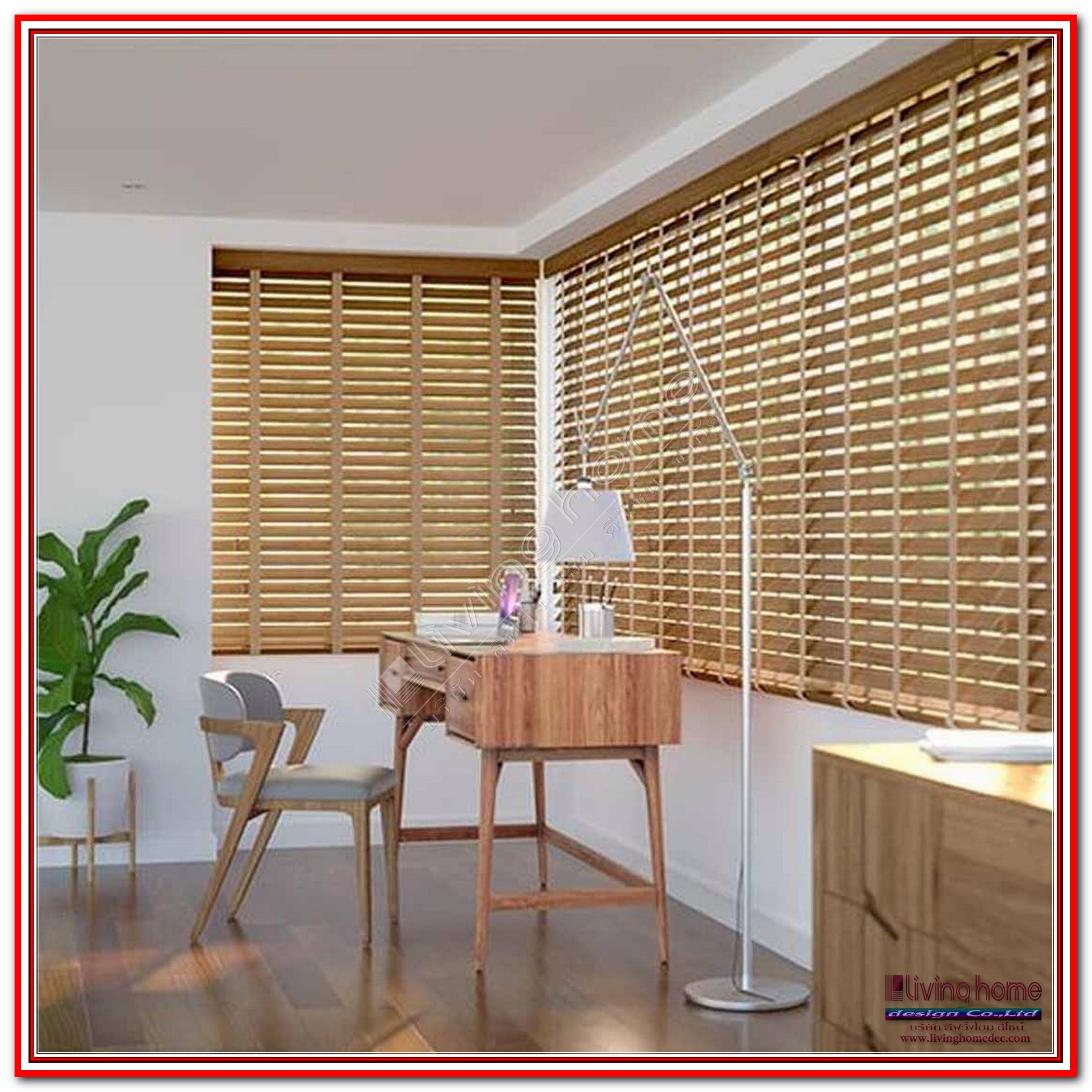 มู่ลี่ไม้บาสวู๊ด(BASSWOOD WOODEN BLINDS) ผ้าม่าน ม่าน มู่ลี่ มู่ลี่ไม้ ม่านม้วน วอลเปเปอร์ รับติดตั้ง ออกแบบ ราคาถูก ทุกประเภท ทุกรูปแบบ