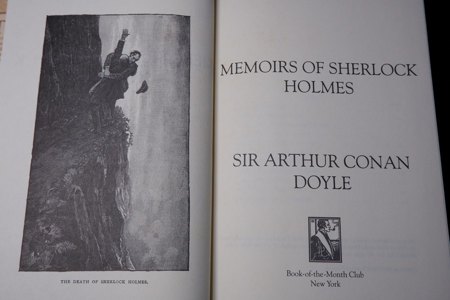 ชุด sherlock holmes by sir artur conan doyle ปกเเข็ง 8 เล่ม ปี 1994 (print in usa)