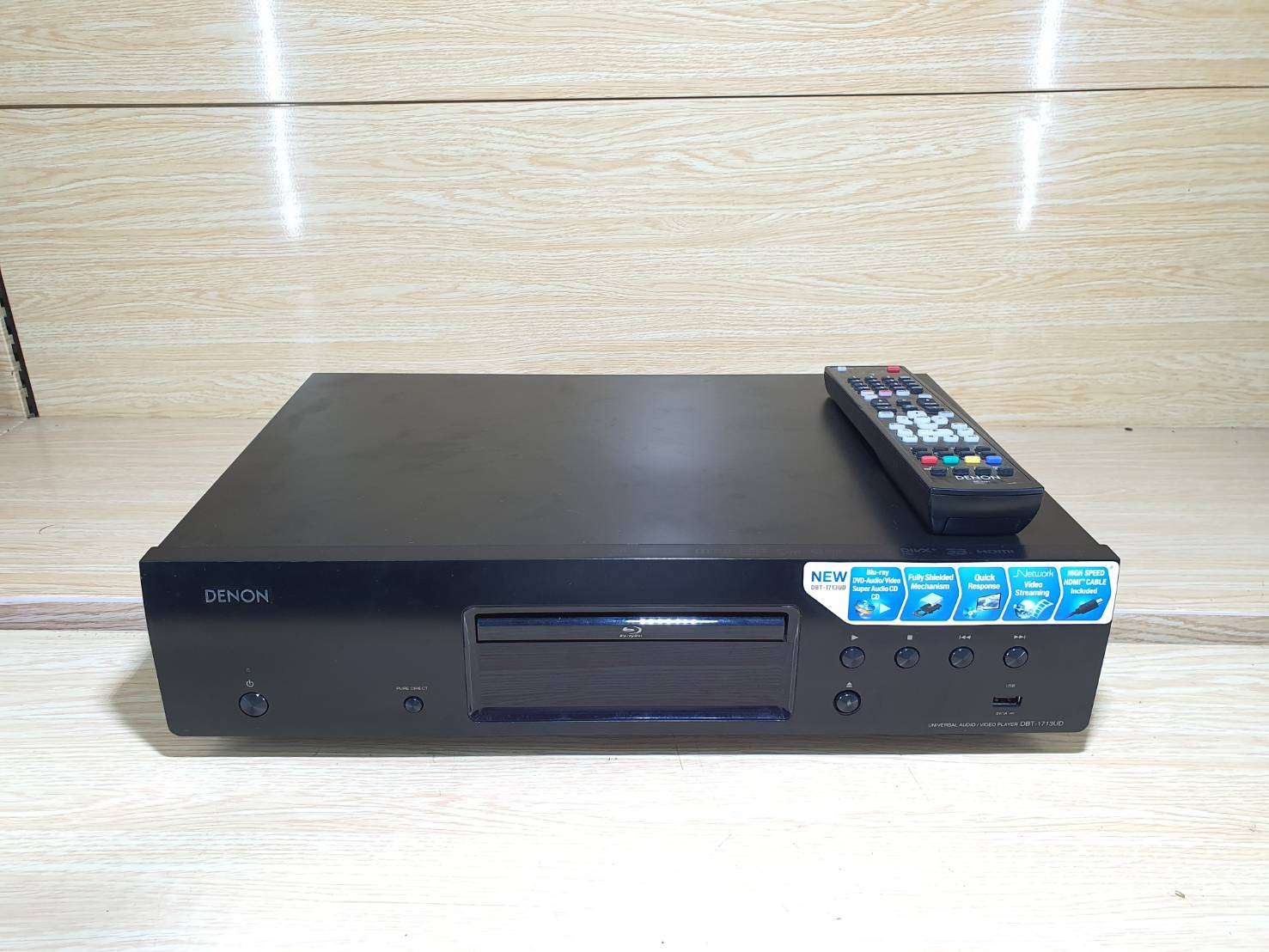 เครื่องบูเล DENON DBT-1713UD blu-ray มือสอง พร้อมรีโมท